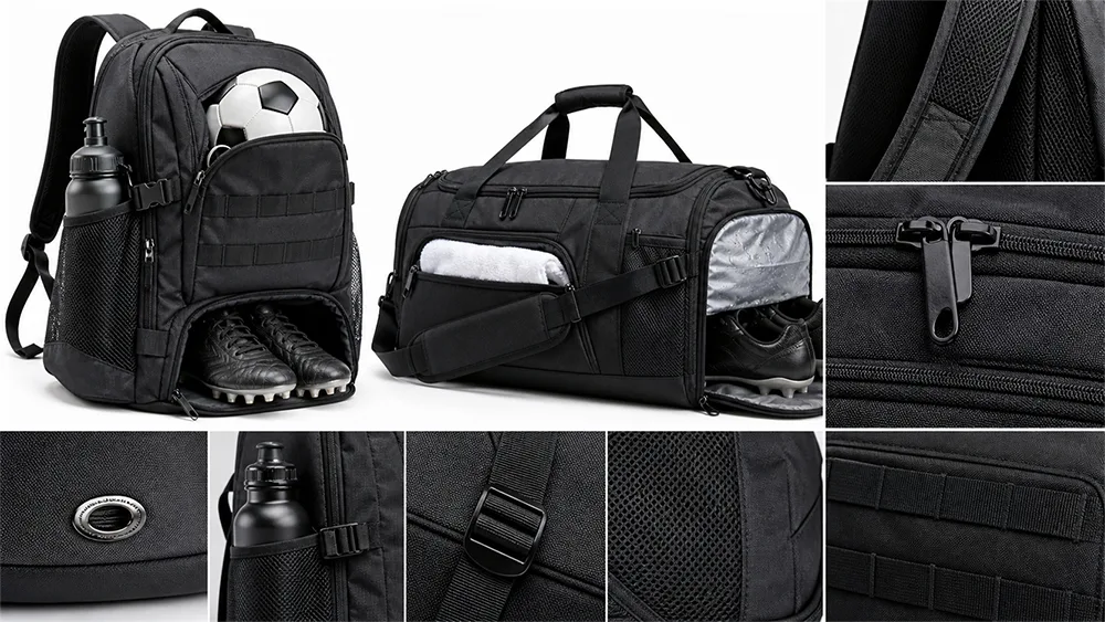 Fußballrucksack vs. Fußball-Sporttasche: Welche ist besser für Spieler? 6 Welche Merkmale sind wichtiger als die Art der Tasche?