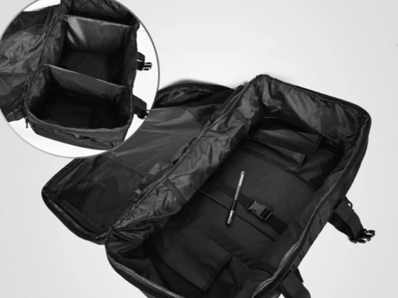 Large-capacity loadout storage for tactical deployment bag