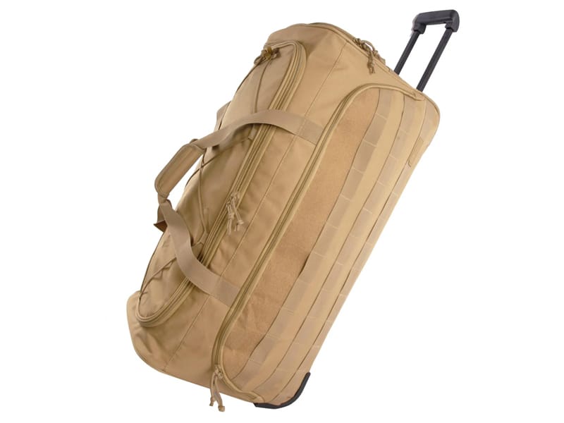 Rolling deployment bag for heavy equipment transport