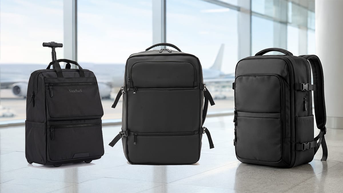 Carry on backpack manufacturer hero banner