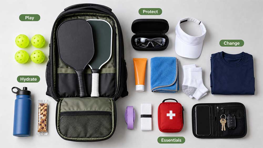 15 Things to Pack in a Pickleball Bag