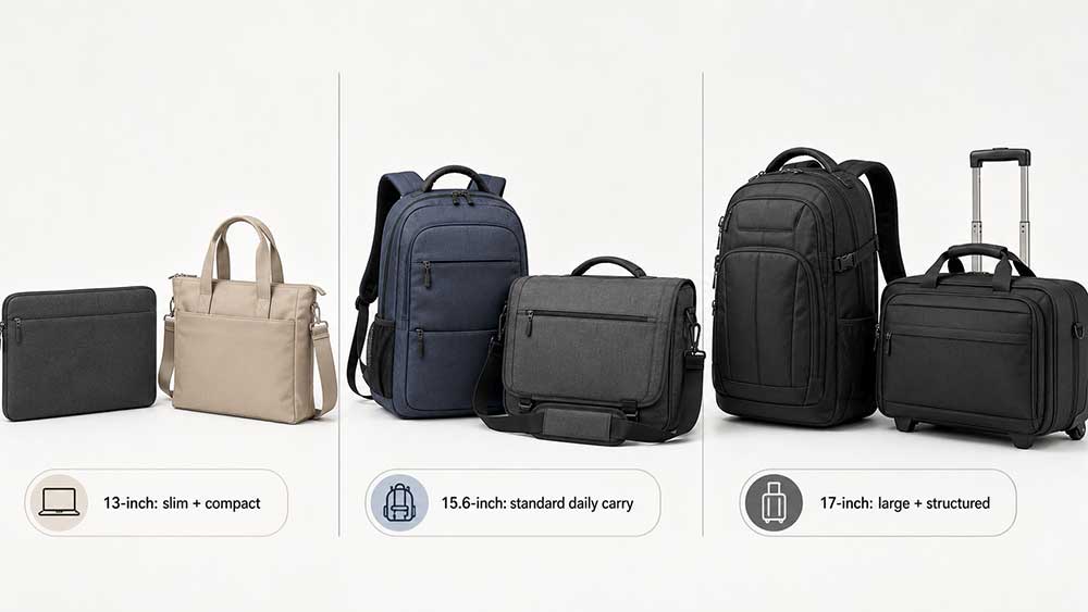 13-Inch vs 15.6-Inch vs 17-Inch Laptop Bag Size Guide 6 Best Laptop Bag Types by Size