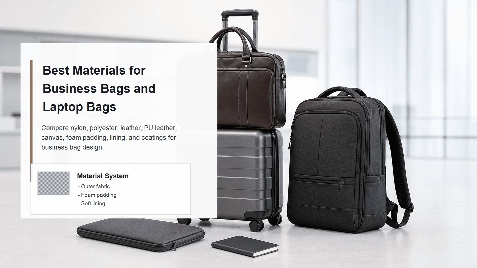 Best Materials for Business Bags and Laptop Bags 1 Best Materials for Business Bags and Laptop Bags