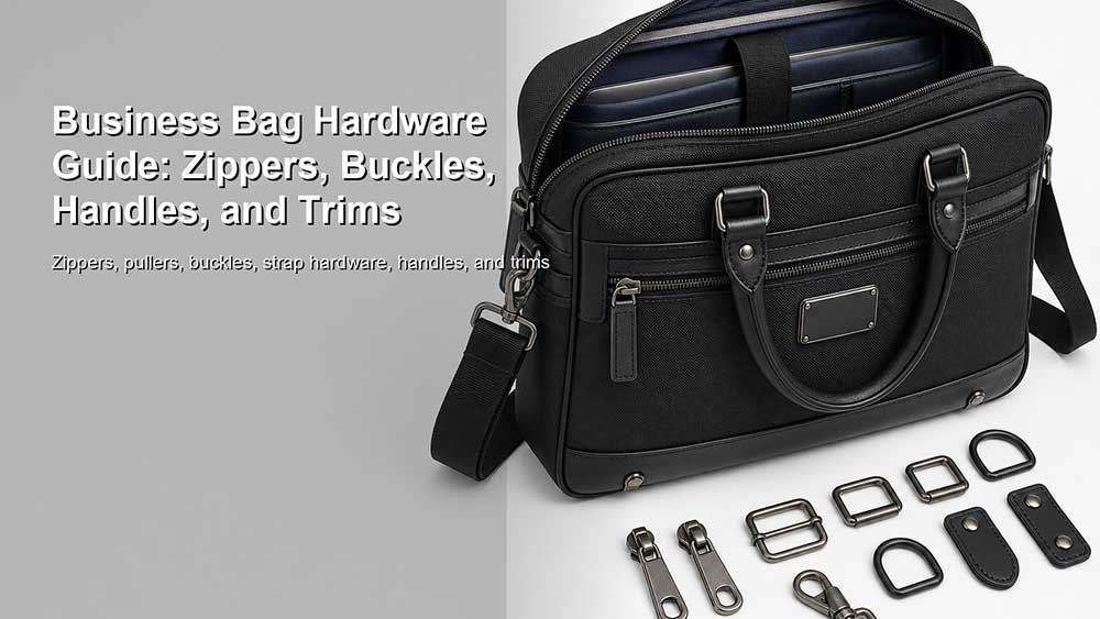Business Bag Hardware Guide: Zippers, Buckles, Handles, and Trims
