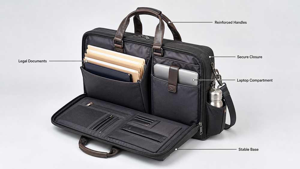 What Bags Do Lawyers Carry for Court, Work, and Commuting? 6 Features That Matter for Legal Work