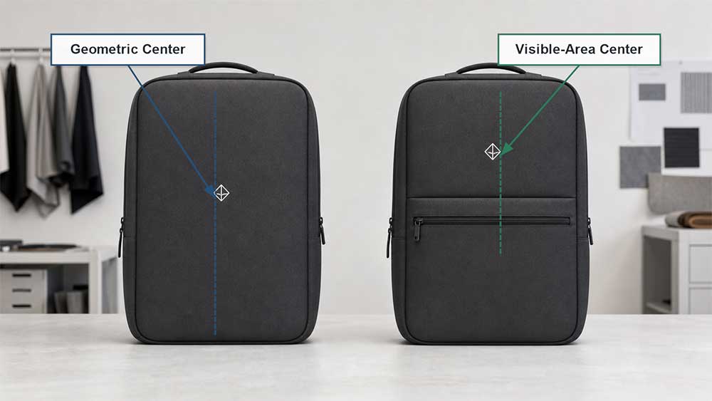 How to Prevent Logo Placement Errors in Custom Bag Production 3 First Define What “Centered” Means