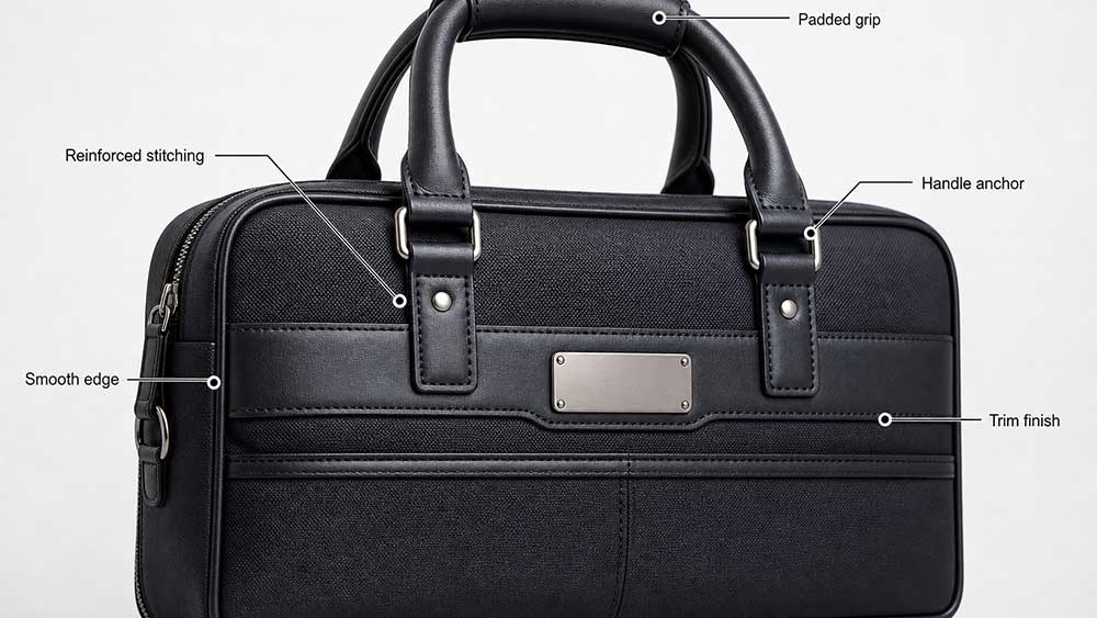 Handles: Comfort, Reinforcement, and Professional Appearance