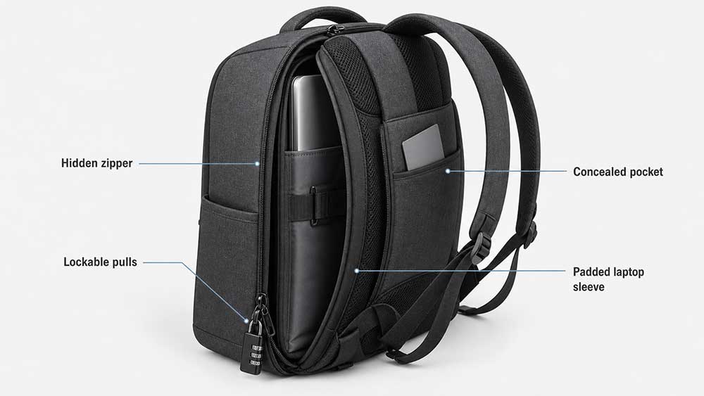 Anti-Theft Laptop Bags: Useful Feature or Marketing Gimmick? 3 How Anti-Theft Laptop Bag Features Actually Work