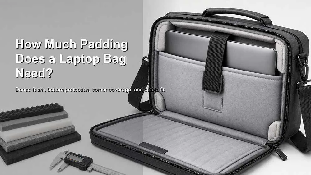 Di quanta imbottitura ha bisogno una borsa per laptop?