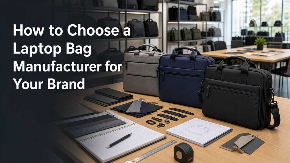 How to Choose a Laptop Bag Manufacturer for Your Brand