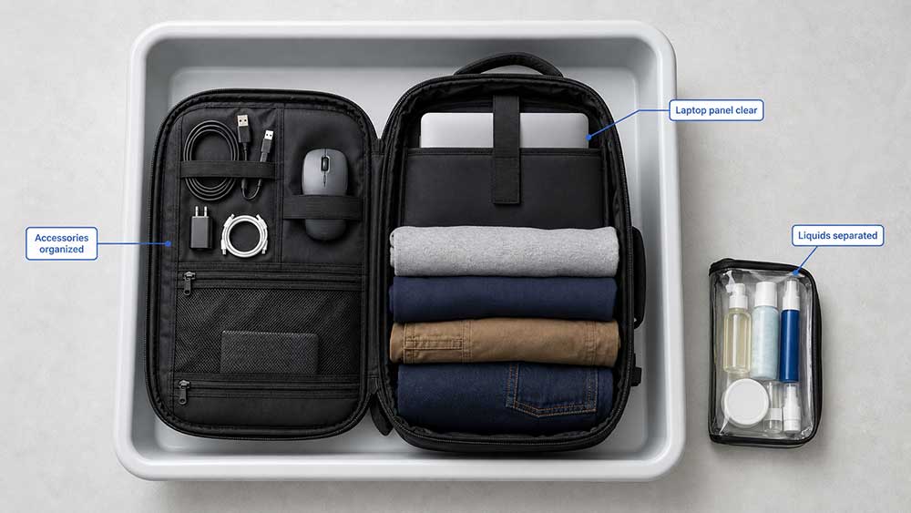 How to Pack a TSA-Friendly Laptop Backpack for Airport Security