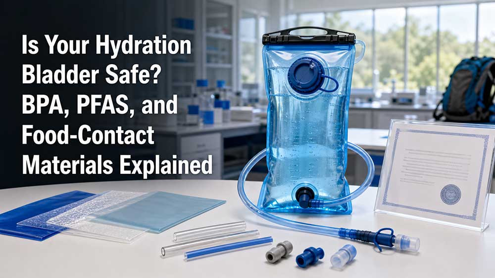 Is Your Hydration Bladder Safe? BPA, PFAS, and Food-Contact Materials Explained