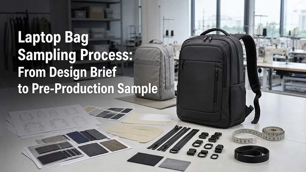 Processus d'échantillonnage des sacs pour ordinateurs portables : du cahier des charges à l'échantillon de préproduction 3 Processus d'échantillonnage des sacs pour ordinateurs portables : du cahier des charges à l'échantillon de préproduction