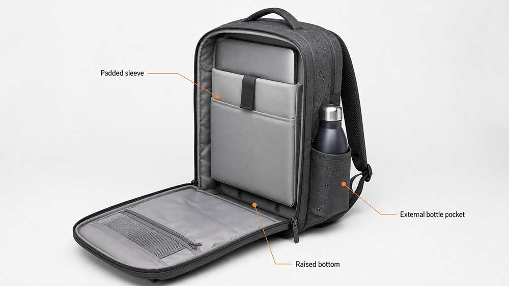Laptop Compartment Design: The Real Protection Zone