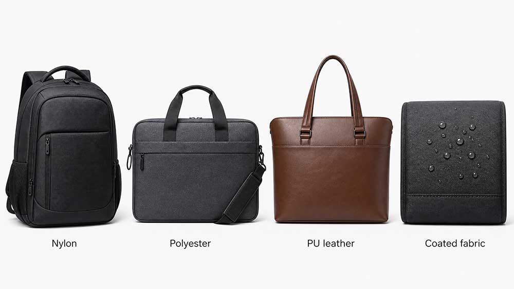 Outer Fabric: Nylon, Polyester, PU Leather, and Coated Materials