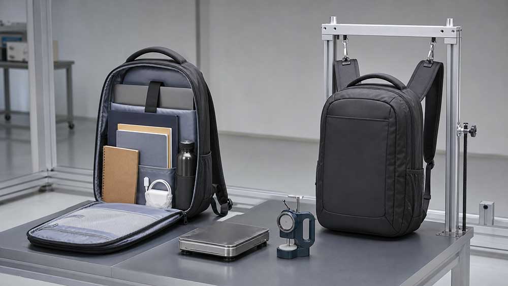 Laptop Bag Sampling Process: From Design Brief to Pre-Production Sample 6 Phase 5: Test the Sample as a Loaded Product