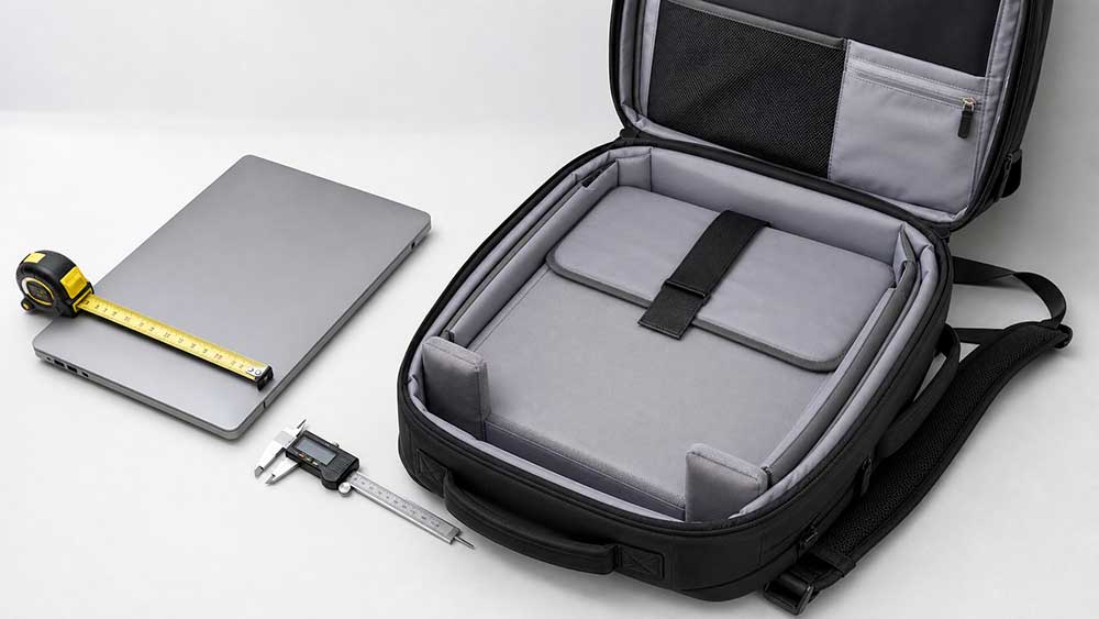 Private Label Laptop Bags: What Brands Should Prepare Before Production 4 Prepare the Correct Laptop Size and Protection Requirements
