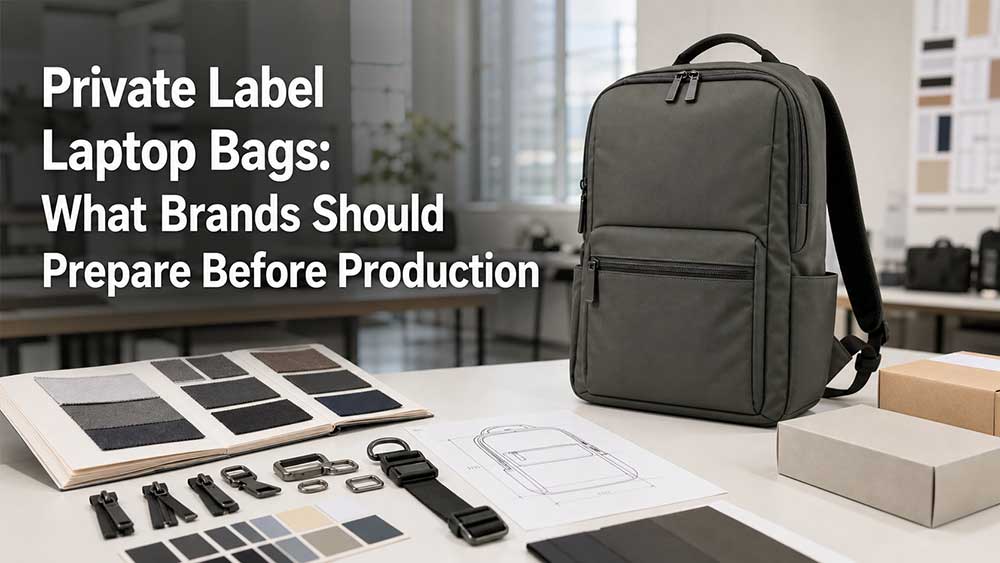 Private Label Laptop Bags: What Brands Should Prepare Before Production 2 Private Label Laptop Bags: What Brands Should Prepare Before Production