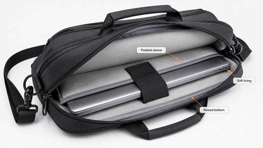 Start With the Laptop Compartment