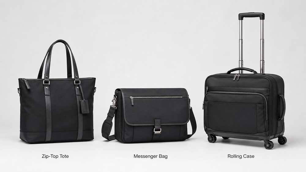 What Bags Do Lawyers Carry for Court, Work, and Commuting? 5 Structured Totes, Messenger Bags, and Rolling Cases