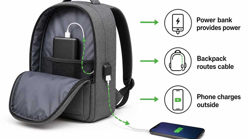 The Direct Answer: The Backpack Does Not Charge by Itself