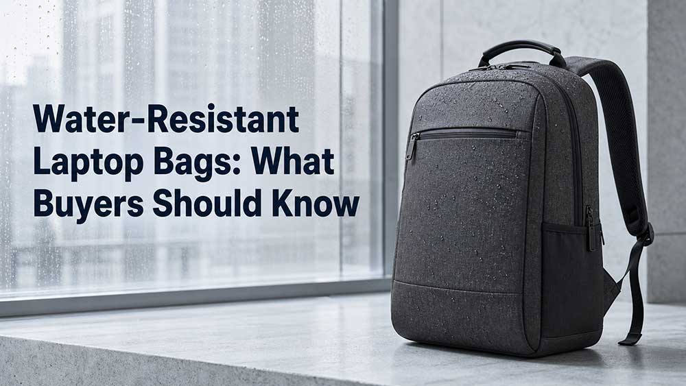 Water-Resistant Laptop Bags: What Buyers Should Know