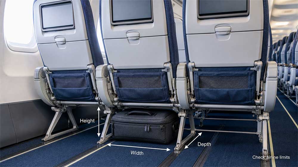 Can You Put a Laptop Bag Under an Airplane Seat? 3 What Size Laptop Bag Fits Under an Airplane Seat?