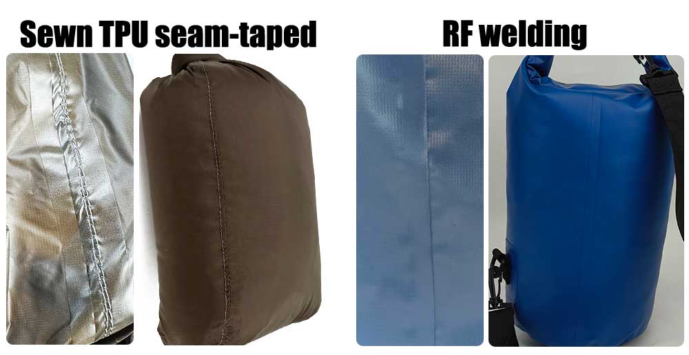 Why Are Some Dry Bags RF Welded While Others Are Sewn and Seam Taped? 4 RF Welded While Others Are Sewn and Seam Taped?