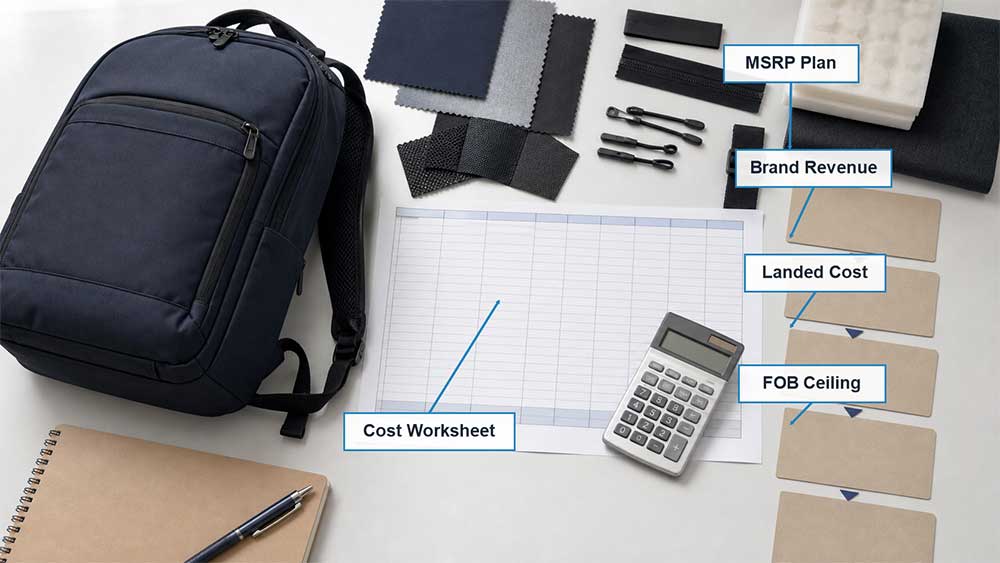 How to Design a Laptop Bag for a Target Retail Price 4 A Hypothetical Laptop Bag Cost Example