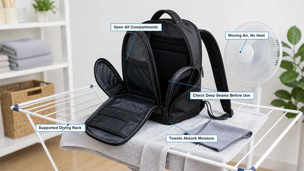 Can You Wash a Laptop Backpack? How to Clean It Safely 5 Air-Dry the Backpack Completely