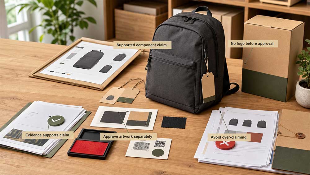 How to Verify Recycled Fabric Claims in Custom Bags 6 Approve the Final Product Claim Separately