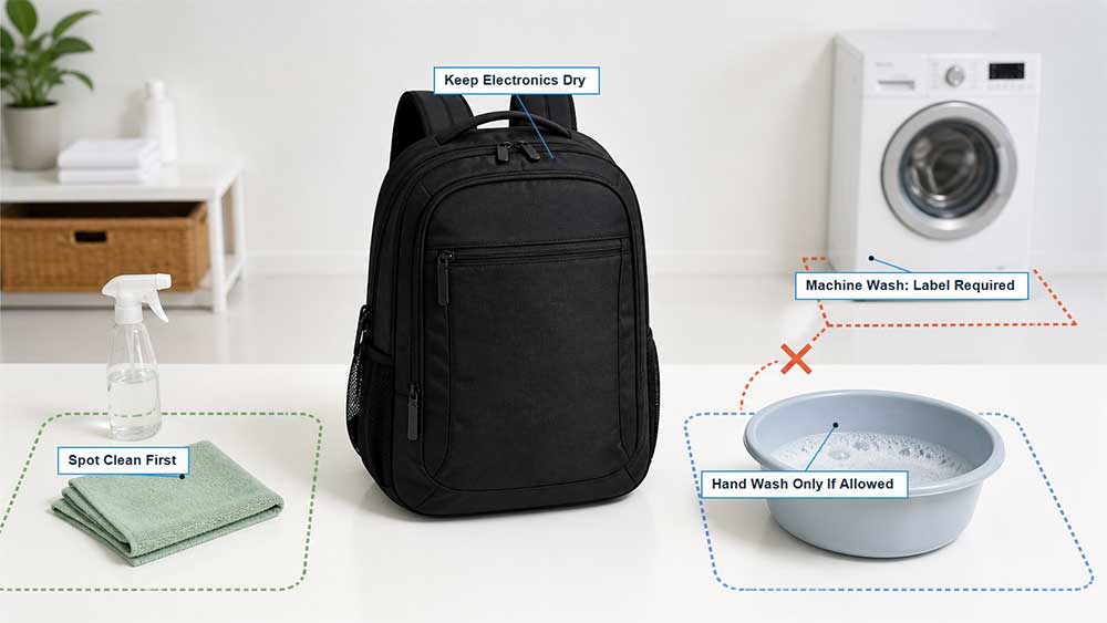 Can You Wash a Laptop Backpack? How to Clean It Safely 2 Can You Wash a Laptop Backpack? Quick Decision Table