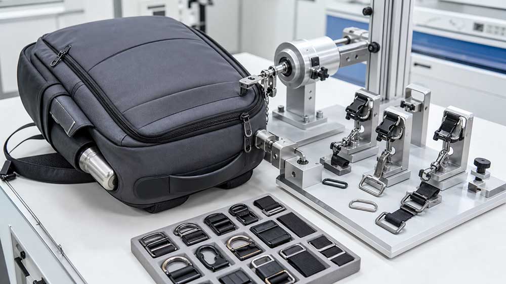 What Tests Should a Laptop Bag Pass Before Bulk Production? 5 Check Zippers, Buckles, and Hardware in the Finished Bag