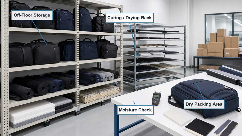 How to Prevent Mold and Moisture Damage in Bags During Ocean Shipping 3 Control Moisture Before the Bags Reach the Packing Area