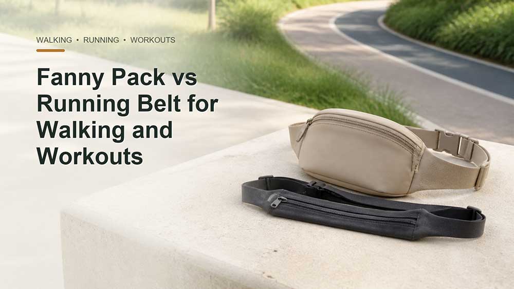 Fanny Pack vs Running Belt for Walking and Workouts