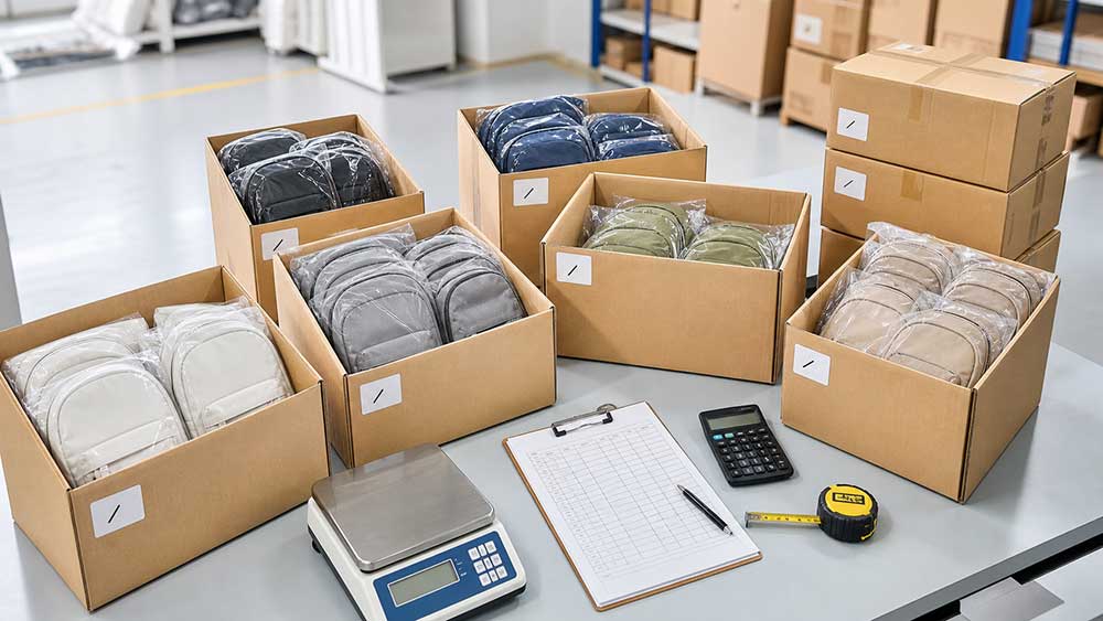 Final Packing List and Quantity Summary