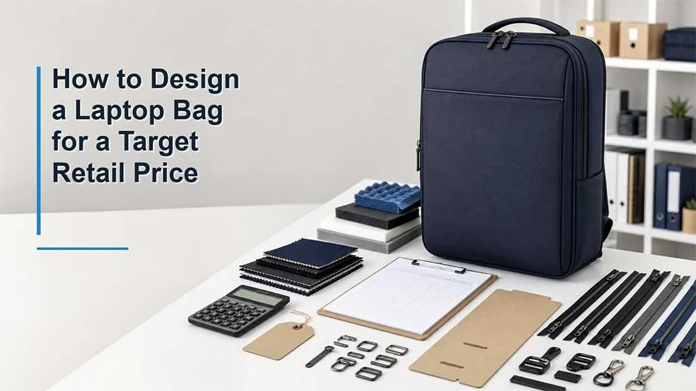 Comment concevoir un sac pour ordinateur portable à un prix de vente cible