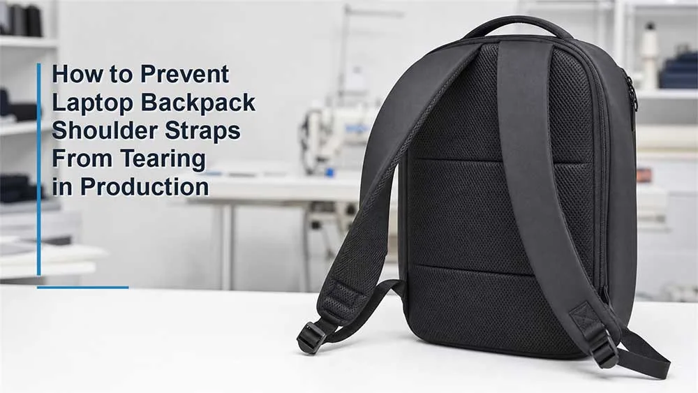 Comment éviter que les bretelles d'un sac à dos pour ordinateur portable ne se déchirent en production