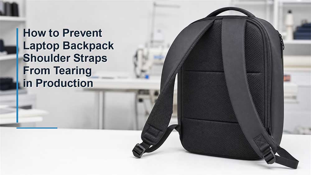 How to Prevent Laptop Backpack Shoulder Straps From Tearing in Production 2 How to Prevent Laptop Backpack Shoulder Straps From Tearing in Production