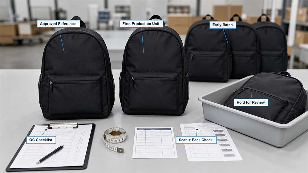 How to Make Bulk Bag Production Match the Approved Sample 6 Inspect the First Production Units Before the Line Speeds Up
