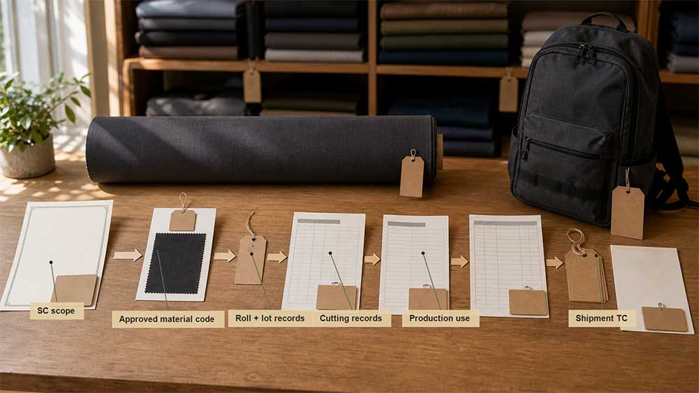 How to Verify Recycled Fabric Claims in Custom Bags 5 Match the Scope Certificate to the Supply Chain