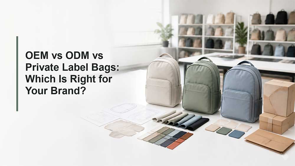 OEM vs ODM vs Private Label Bags: Which Is Right for Your Brand?