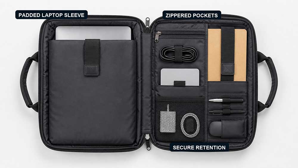 Convertible Backpack Briefcase: Is a 3-Way Bag Practical? 6 Organization Must Work in Two Orientations