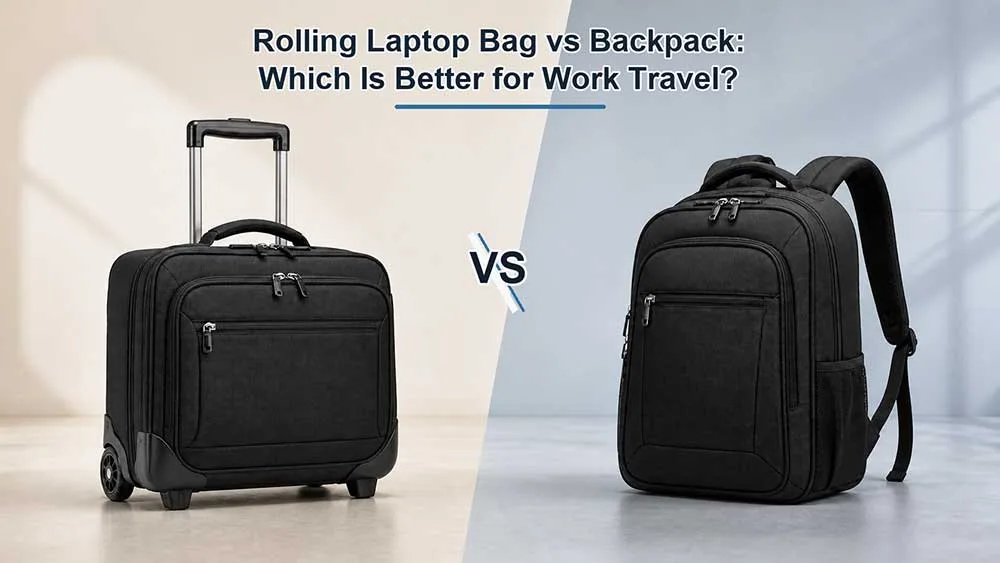 Laptop-Rollkoffer oder Rucksack: Welcher ist besser für Geschäftsreisen?