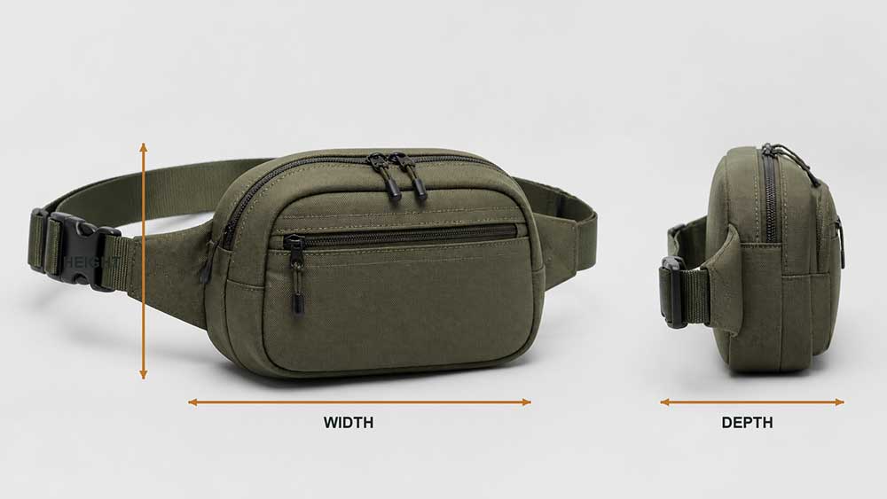 What Do Fanny Pack Dimensions Mean?
