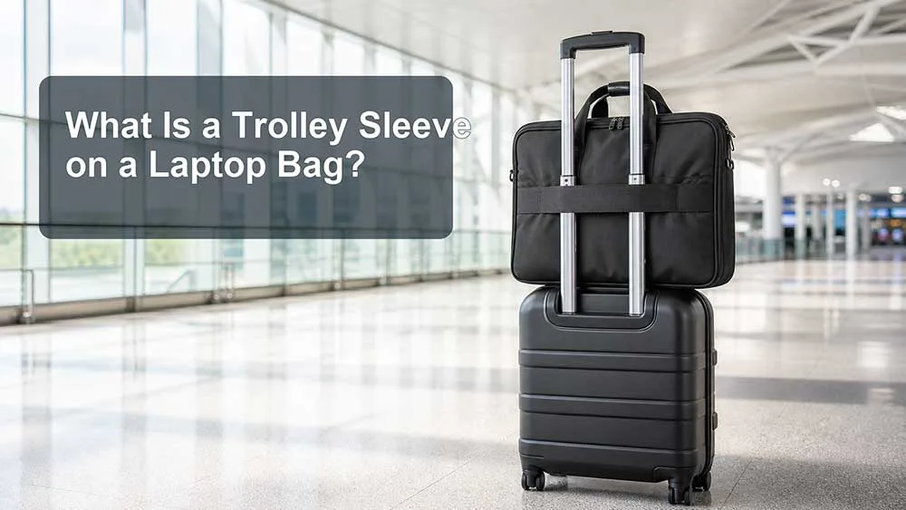 Was ist eine Trolley-Hülle an einer Laptoptasche?