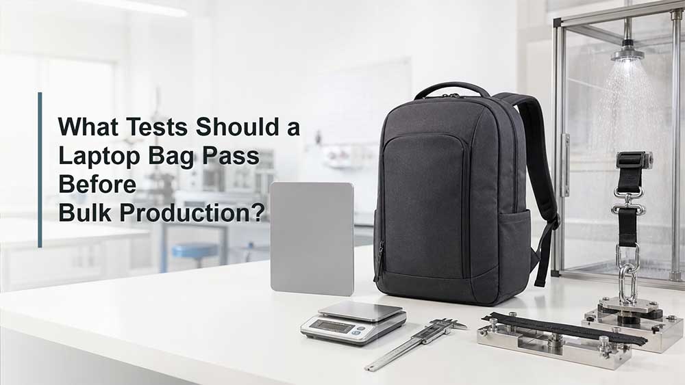 What Tests Should a Laptop Bag Pass Before Bulk Production? 2 What Tests Should a Laptop Bag Pass Before Bulk Production?