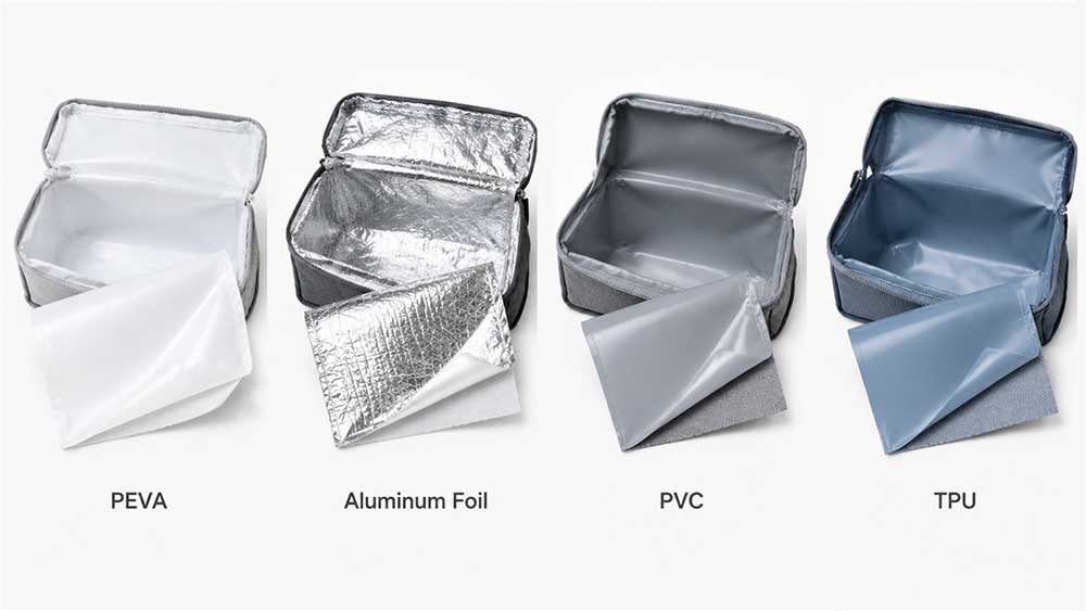 Cooler Bag Linings: PEVA vs Aluminum Foil vs PVC vs TPU 3 Cooler Bag Lining Materials at a Glance