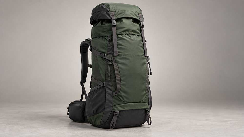 What Is a Floating Lid on a Backpack and Do You Need One? 5 Floating lid raised above an extended backpack collar