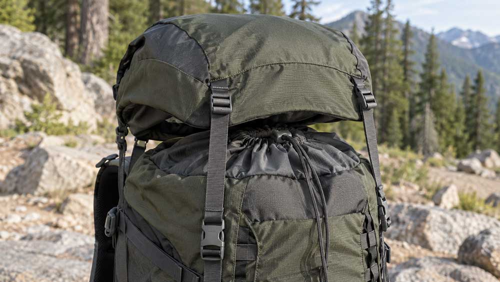 What Is a Floating Lid on a Backpack and Do You Need One? 3 Floating top lid above a drawcord backpack opening
